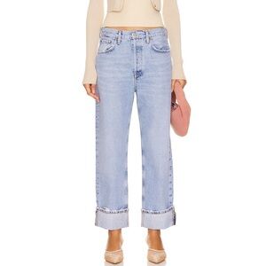 Agolde light wash baggy jean